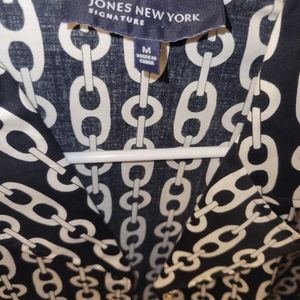 Women's button down blouse.